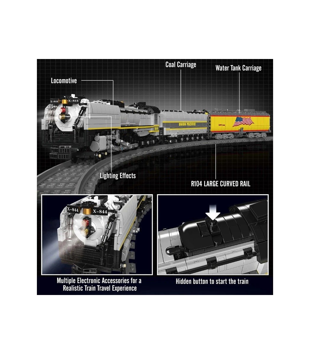 Union Pacific 844 Locomotive | 3358pcs - Power Brickz