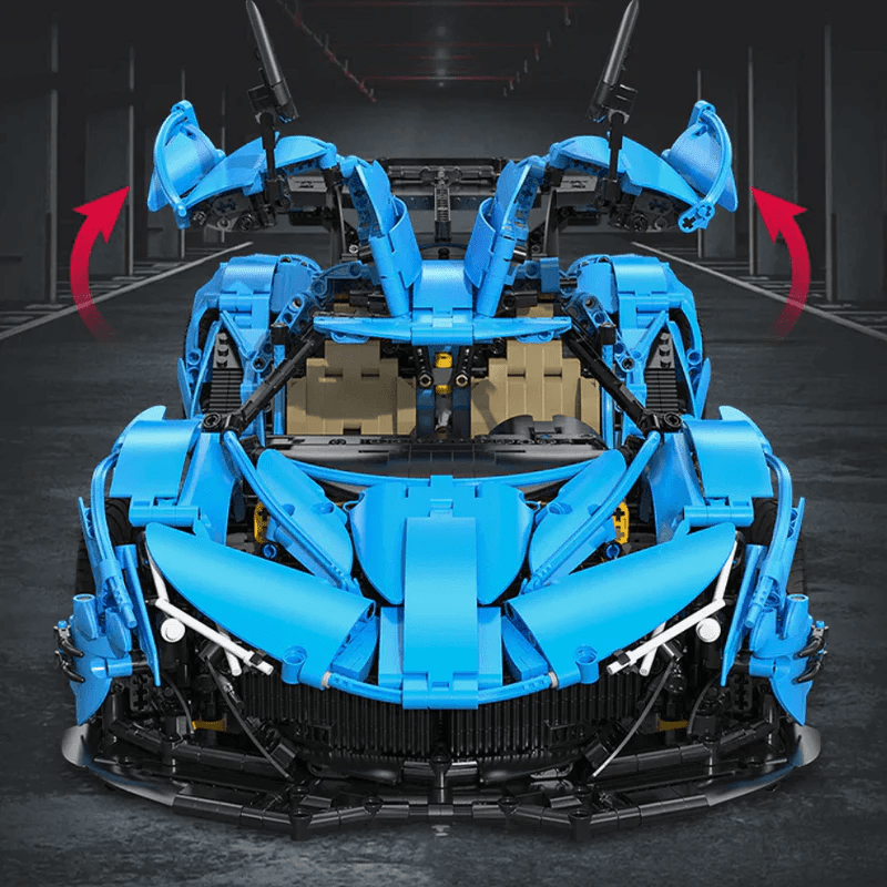 VIntensa Track-Only Hypercar - Building Blocks Set | Power Brickz