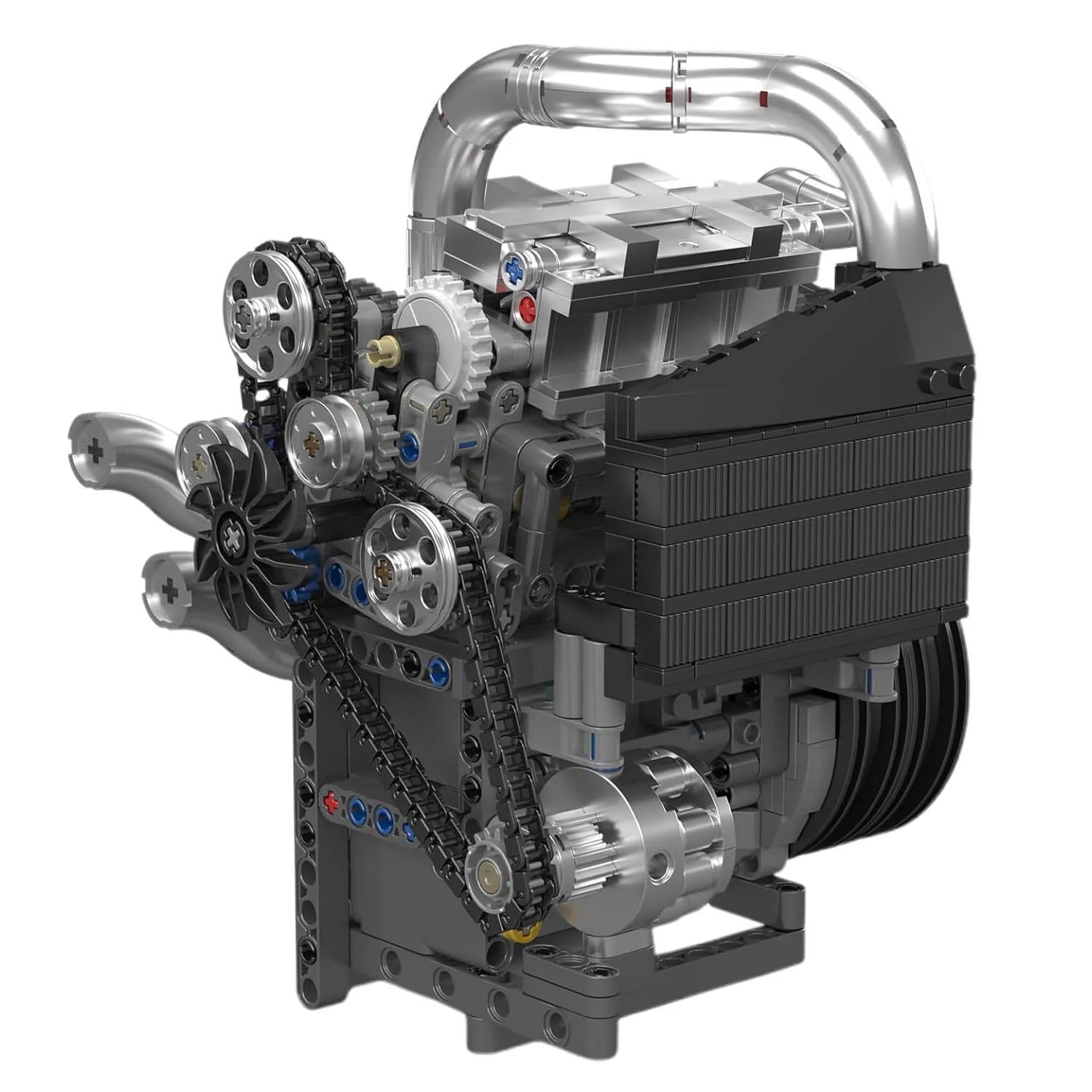 V8 Supercar Engine Kit | 739pcs - Power Brickz