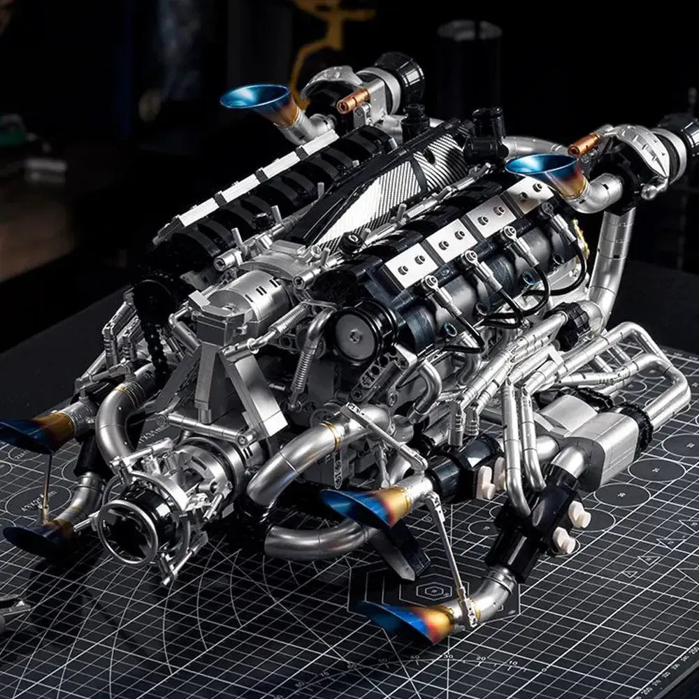 V8 Turbocharged Engine | 2773pcs - Power Brickz