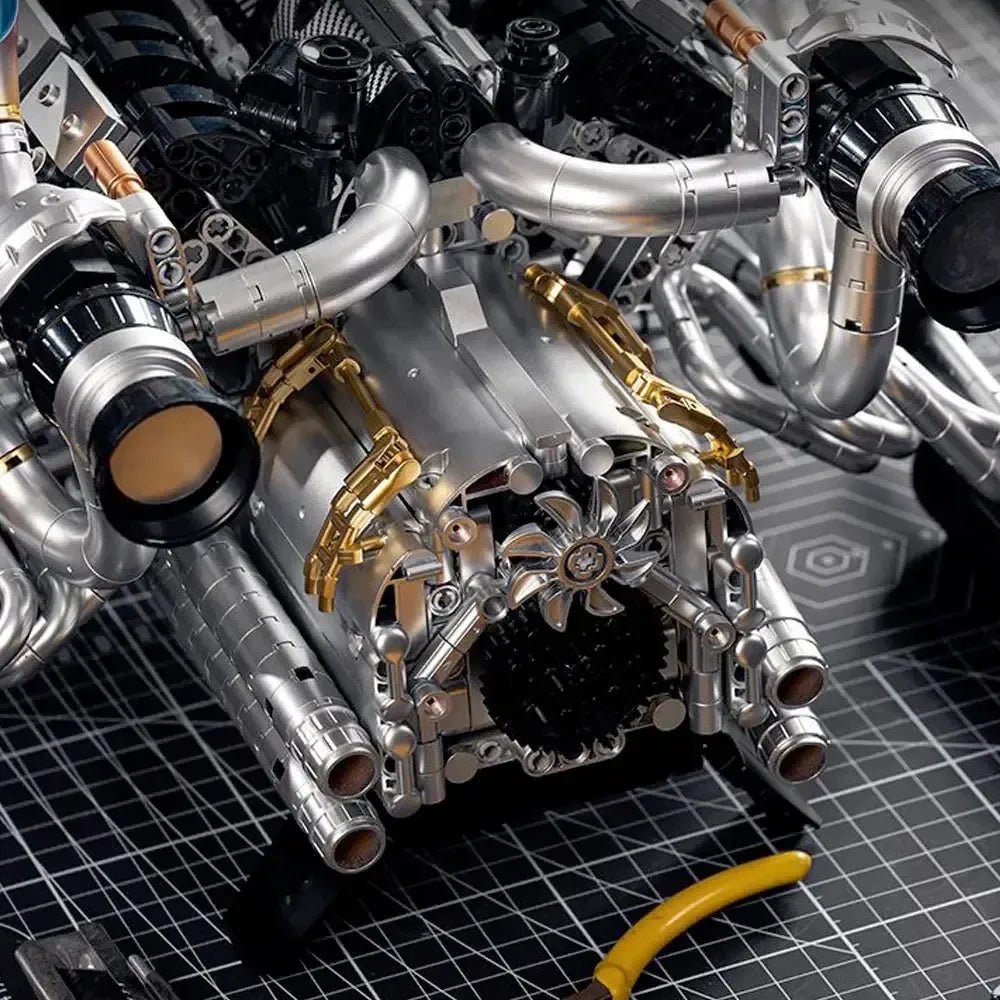 V8 Turbocharged Engine | 2773pcs - Power Brickz