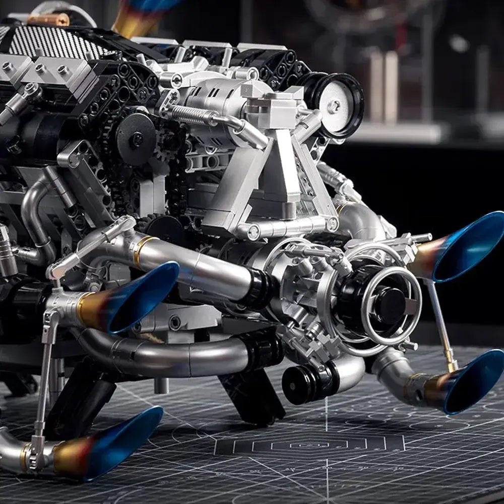 V8 Turbocharged Engine | 2773pcs - Power Brickz