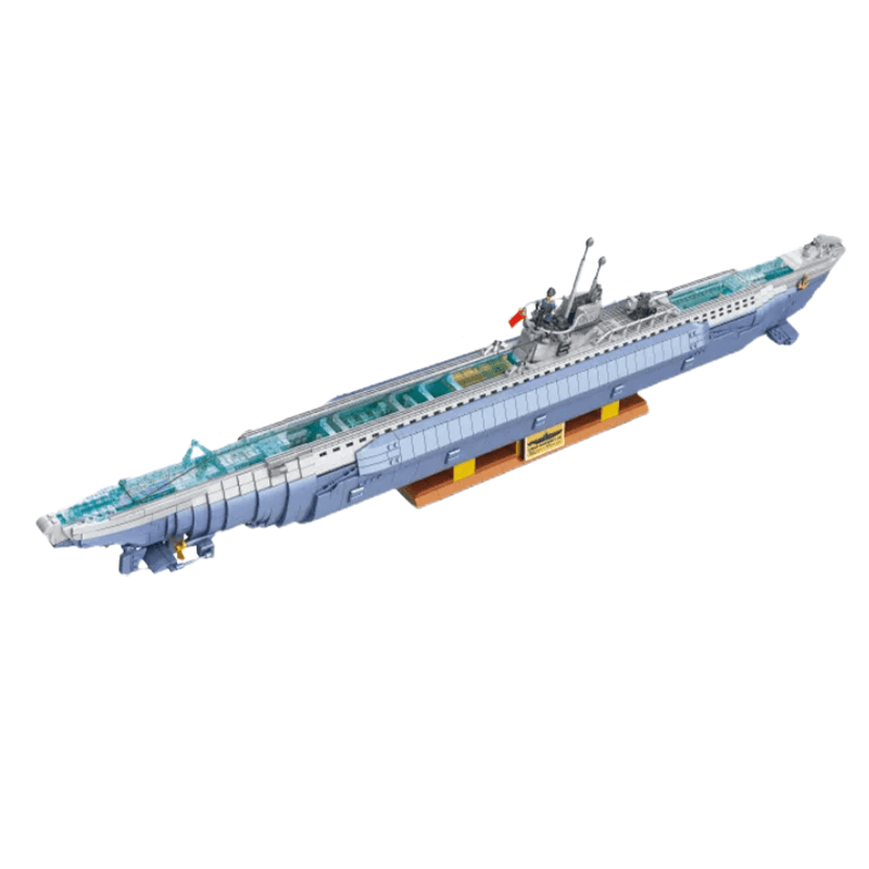 VIIC U-552 Submarine - Building Set | Power Brickz