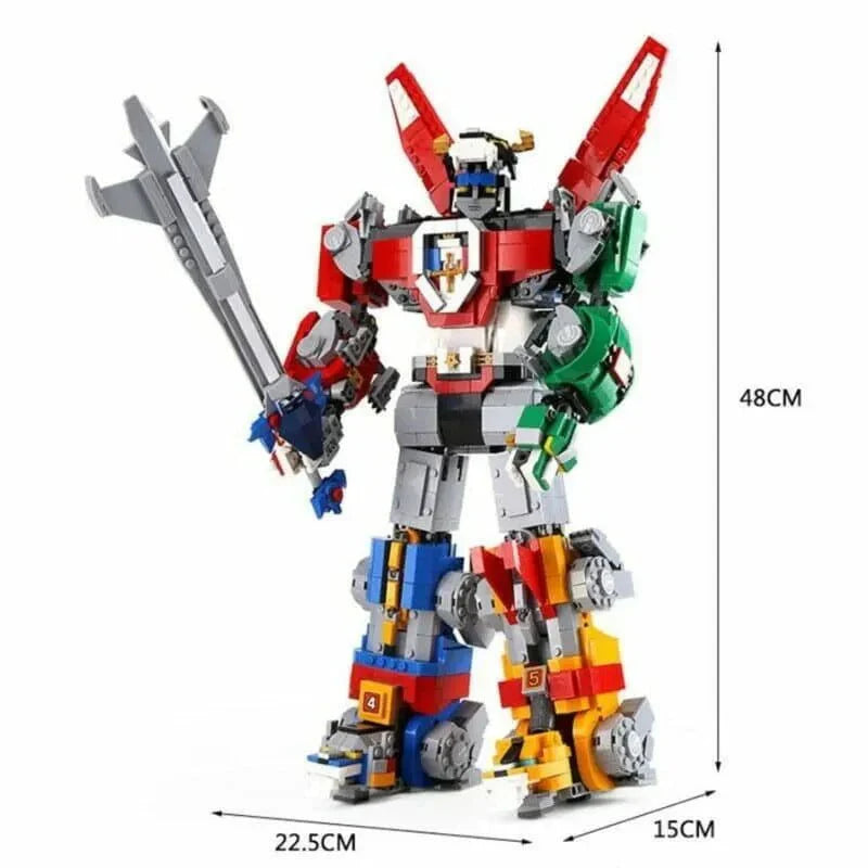 Voltron Defender Transformed - Building Set | Power Brickz