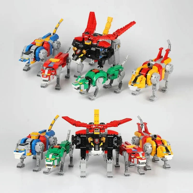 Voltron Defender Transformed - Building Set | Power Brickz