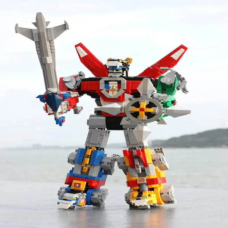 Voltron Defender Transformed - Building Set | Power Brickz