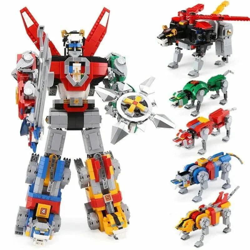 Voltron Defender Transformed - Building Set | Power Brickz
