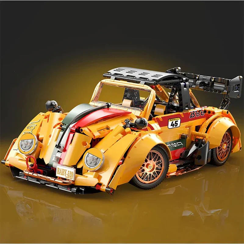 Slammed Beetle Beach Cruiser - Building Blocks Set | Power Brickz