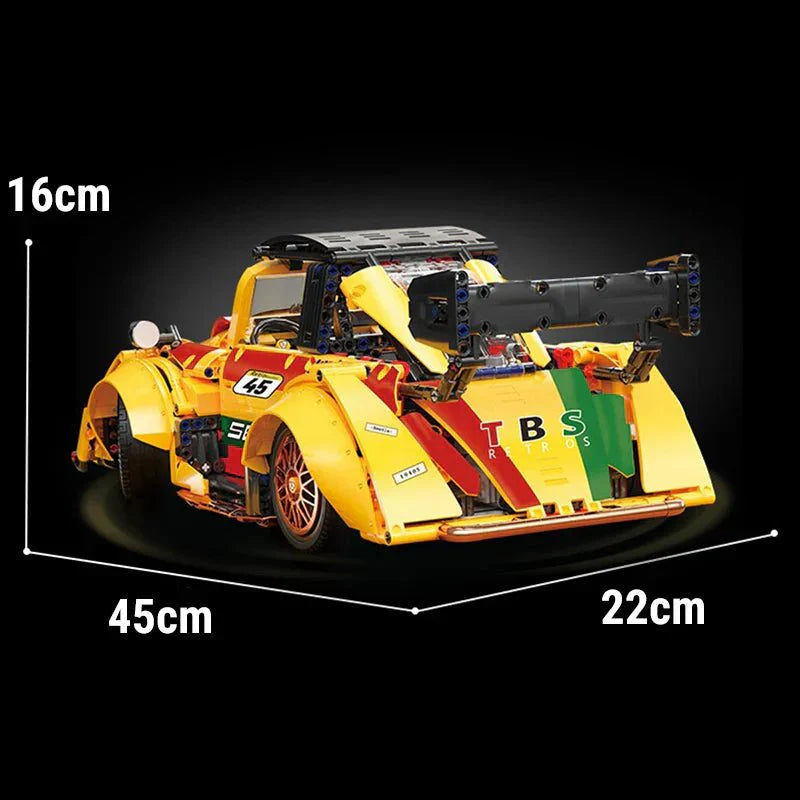 Slammed Beetle Beach Cruiser - Building Blocks Set | Power Brickz