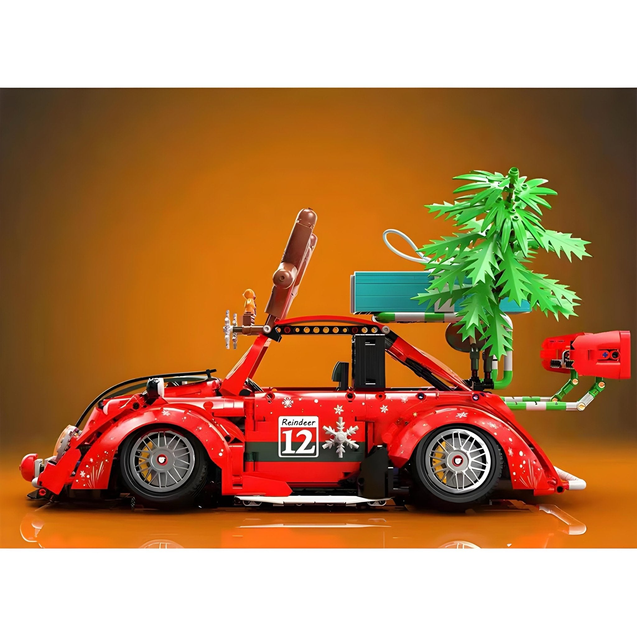 Santa’s Bug Underground Ride - Building Blocks Set | Power Brickz