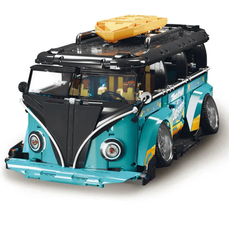 Retro VW Camper Van - Building Blocks Set | Power Brickz