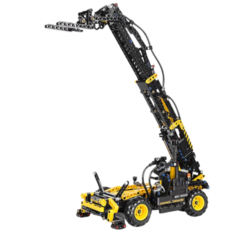 Pneumatic Forklift - Building Blocks Set | Power Brickz