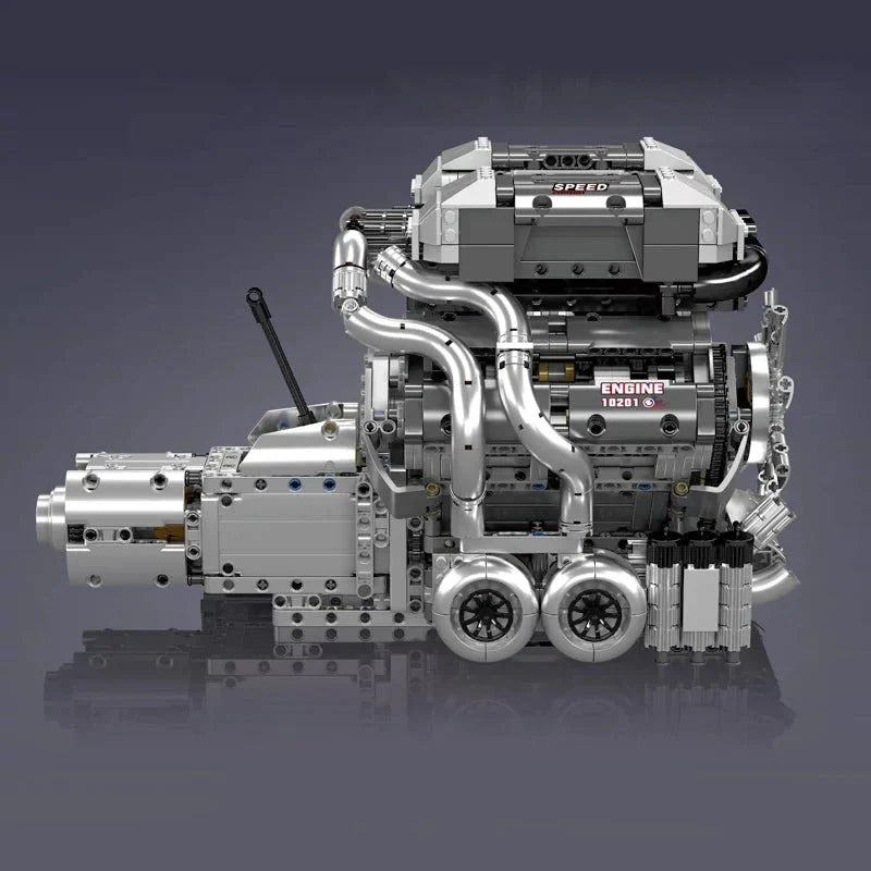 W16 Engine & Transmission | 2024pcs - Power Brickz