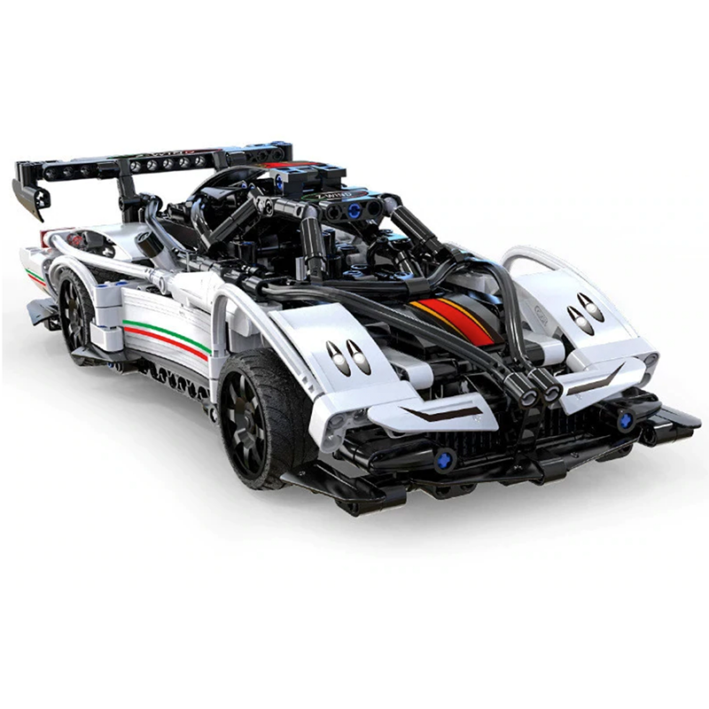 Zonda Cinque Hypercar Remote Control - Building Blocks Set | Power Brickz