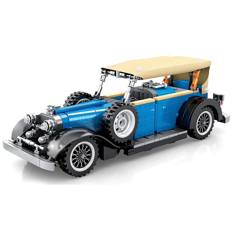 VintageClassic Roadster - Building Blocks Set | Power Brickz