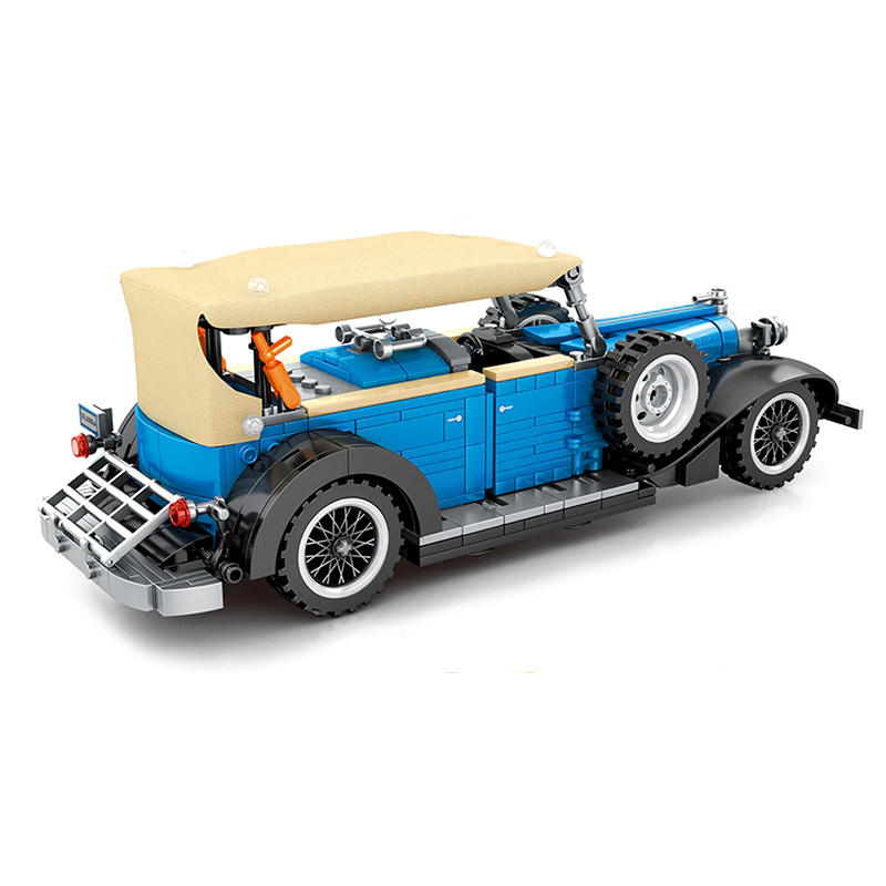 VintageClassic Roadster - Building Blocks Set | Power Brickz