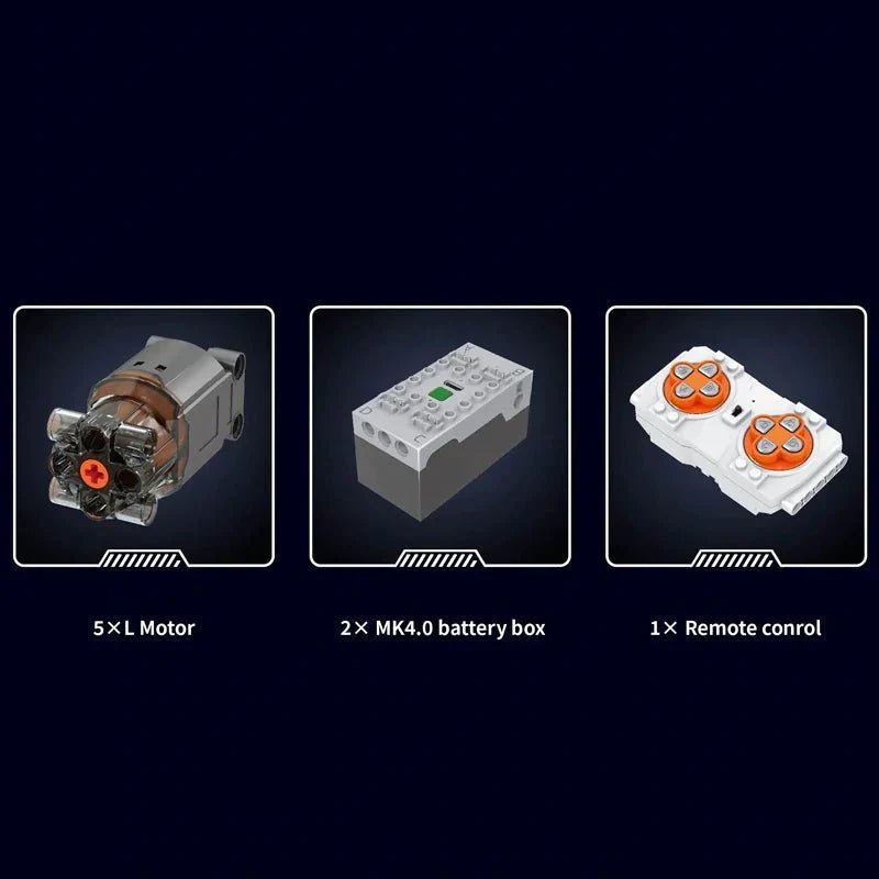 Wacker 16000 Crawler Crane Technic | 4494pcs - Power Brickz