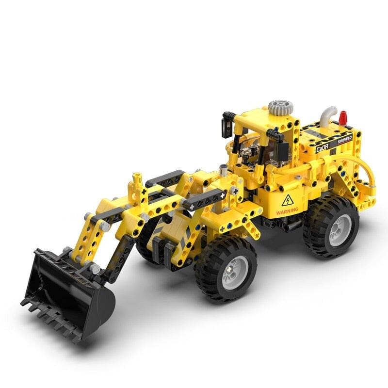 Wheel Loader Bulldozer Combo - Building Set | Power Brickz