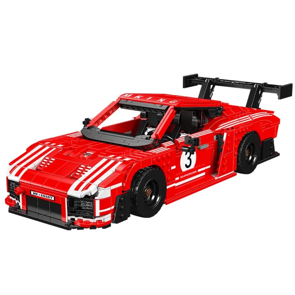 WidebodyGT2 Rs Track Racer - Building Blocks Set | Power Brickz