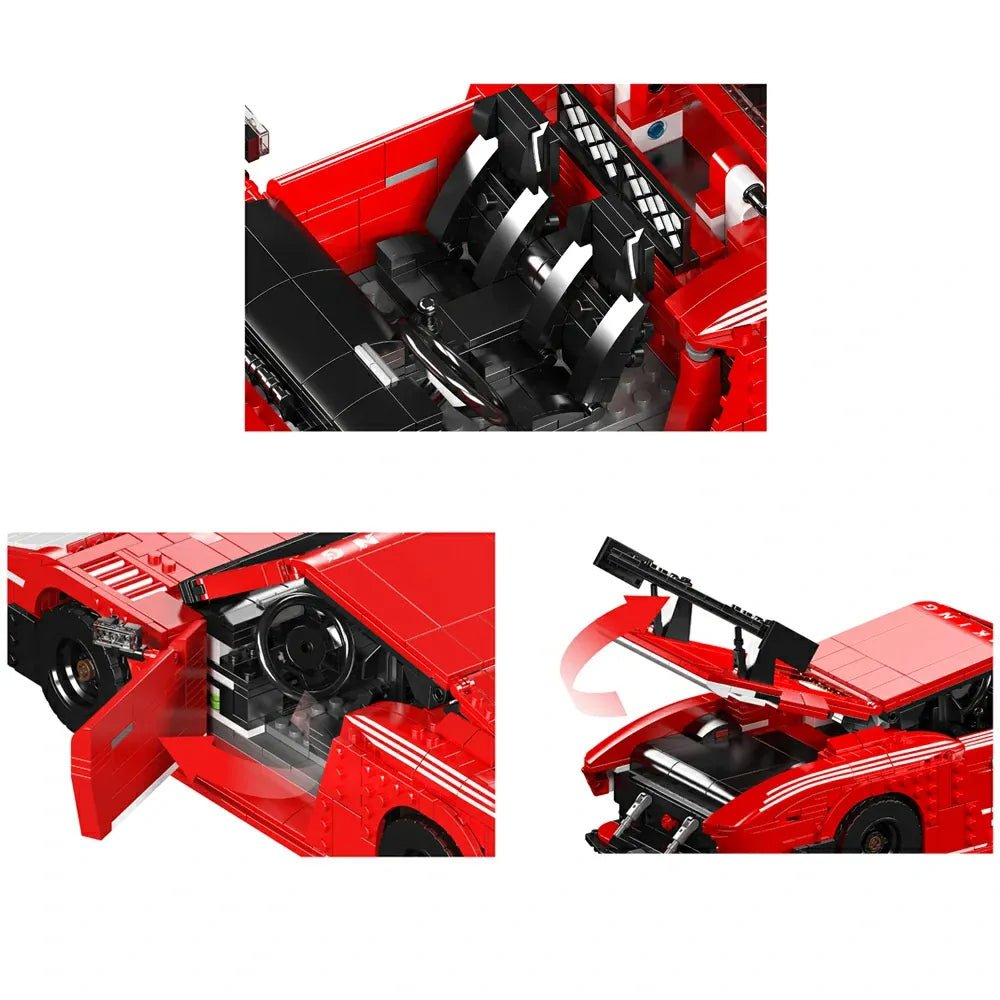 WidebodyGT2 Rs Track Racer - Building Blocks Set | Power Brickz