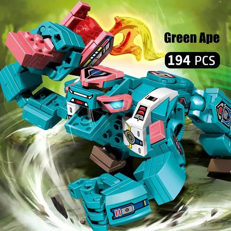 Wilderness Guardian Transforming Mecha Bricks Kids Toy - Building Set | Power Brickz