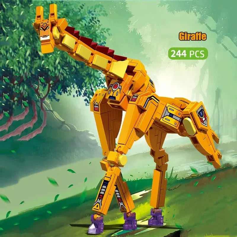 Wilderness Guardian Transforming Mecha Bricks Kids Toy - Building Set | Power Brickz