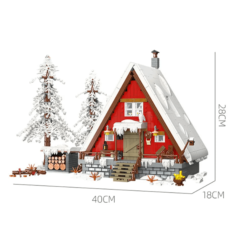 Winter Cabin - Building Set | Power Brickz