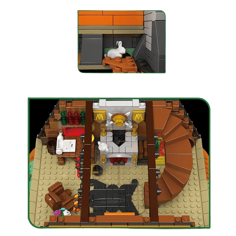 Wooden Cabin In The Woods - Building Set | Power Brickz