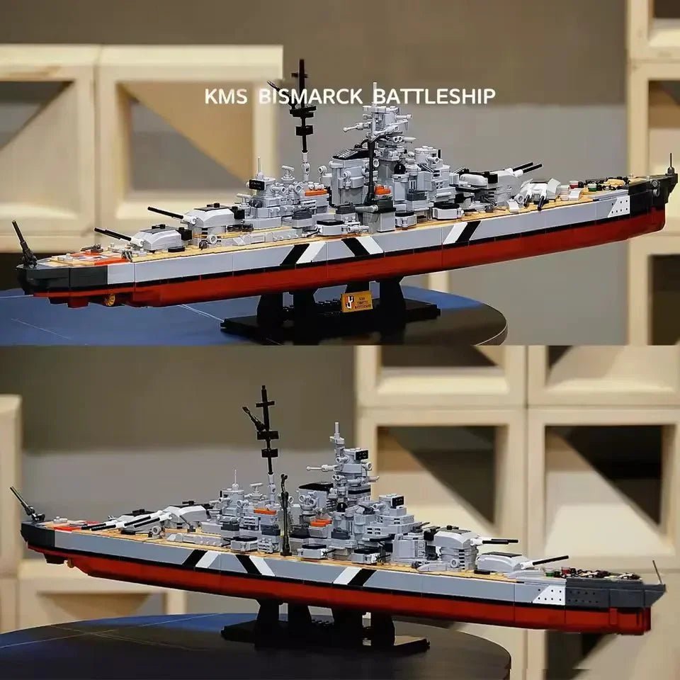 WW2 KMS Bismarck Battleship | 1849pcs - Power Brickz