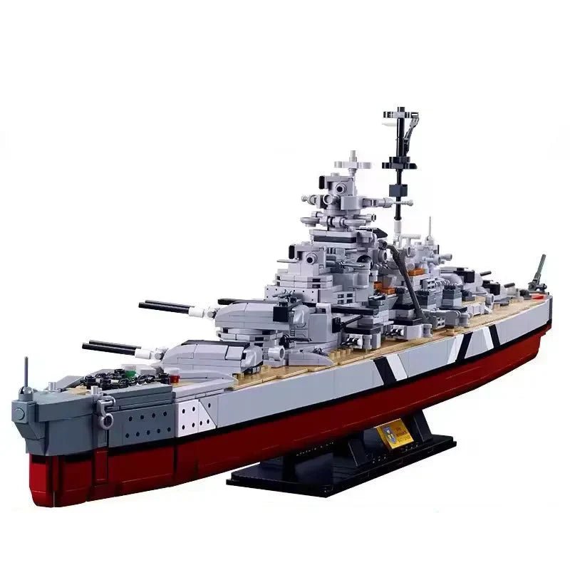 WW2 KMS Bismarck Battleship | 1849pcs - Power Brickz