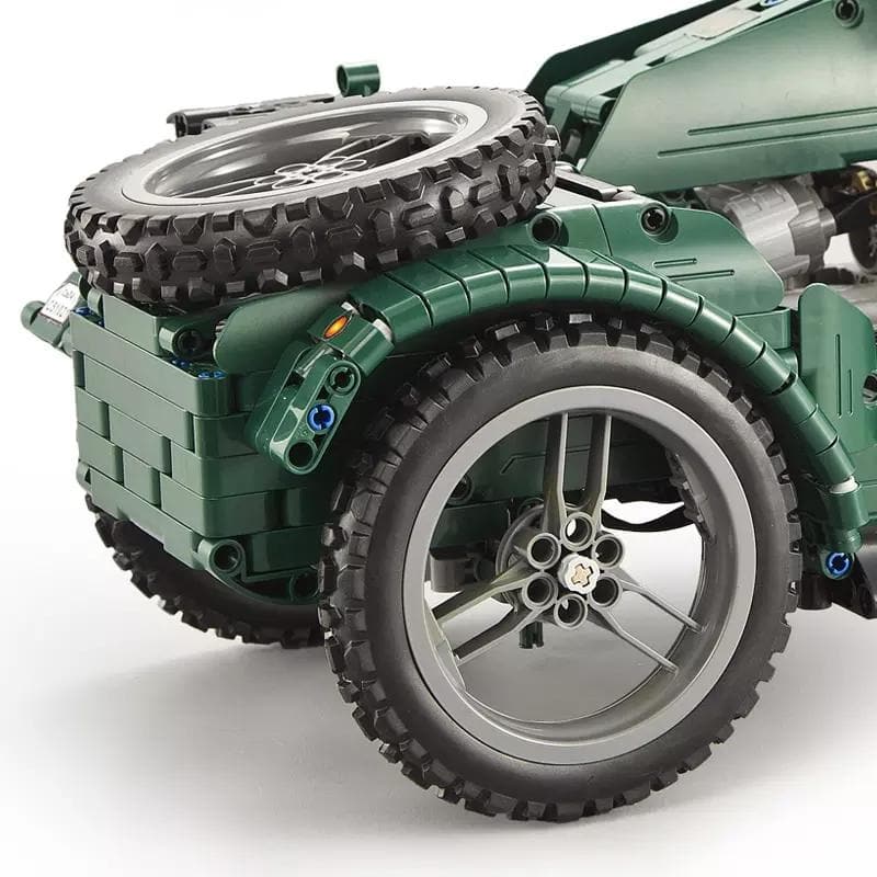WWII Military Motorcycle - Building Set | Power Brickz