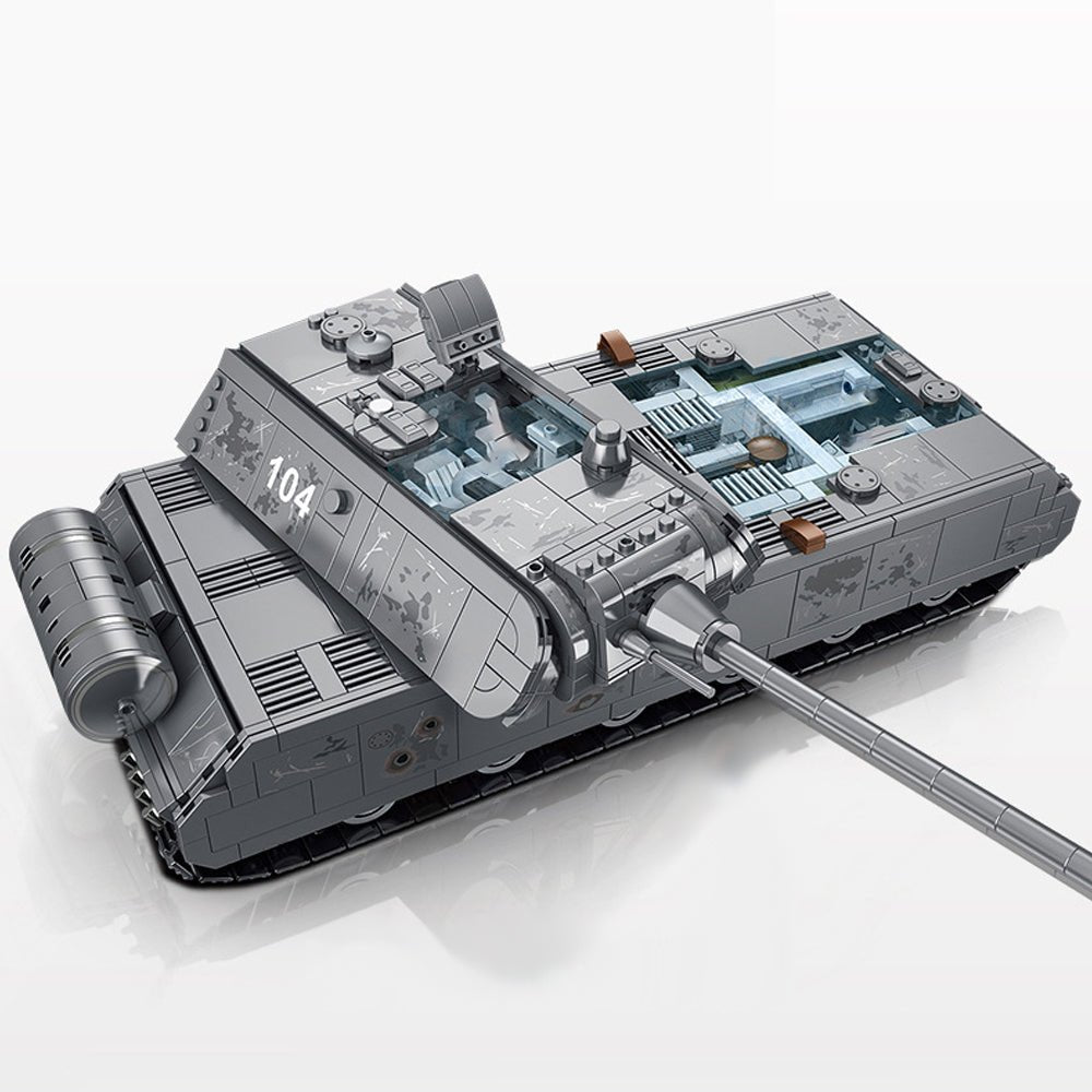 WWII Rat Heavy Tank - Building Set | Power Brickz