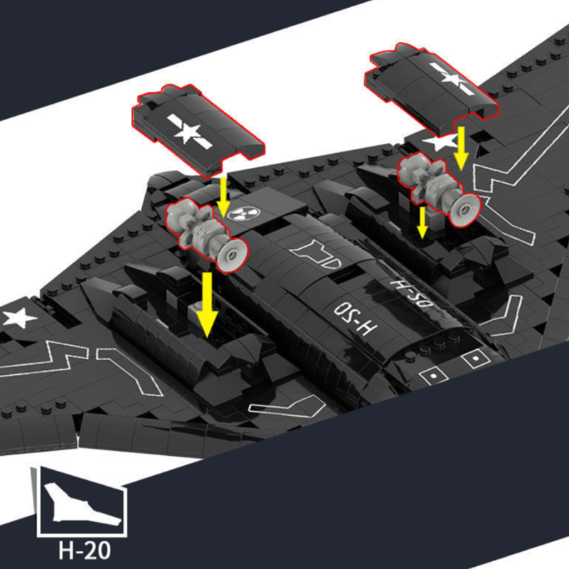 Xian H-20 - Building Set | Power Brickz