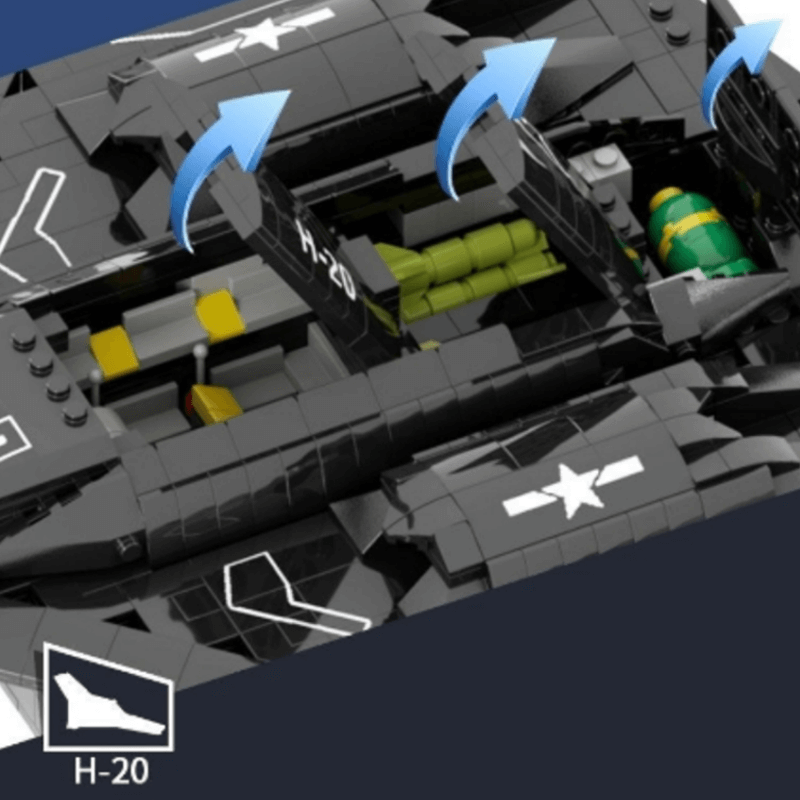 Xian H-20 - Building Set | Power Brickz