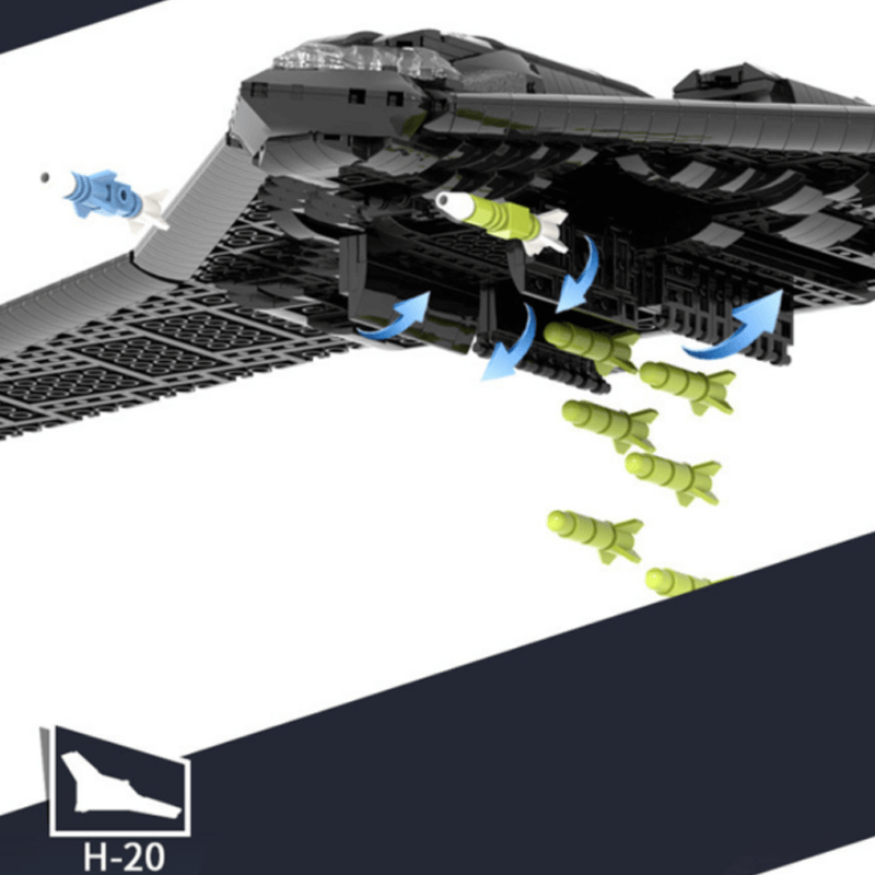 Xian H-20 - Building Set | Power Brickz