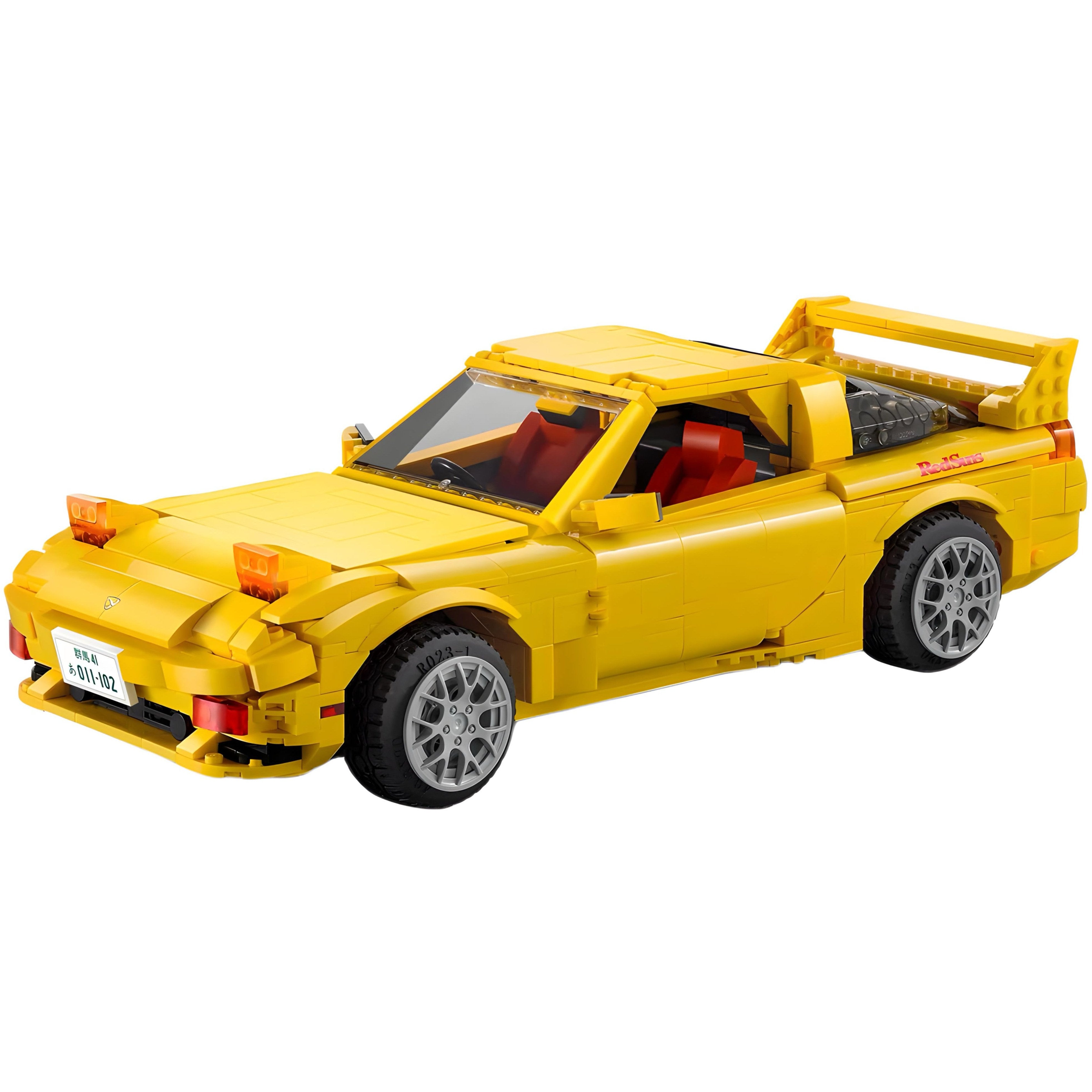 Initial D FD3S RX-7 | 1655pcs building blocks kit — Power Brickz