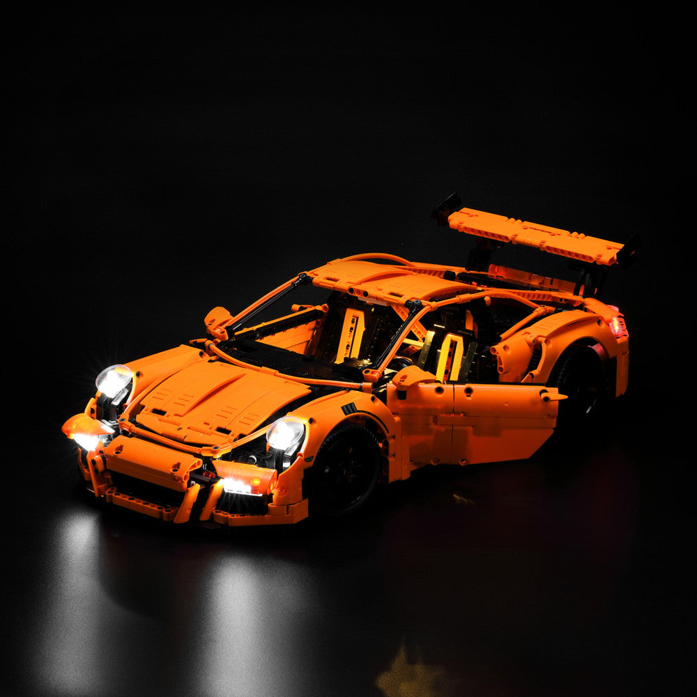 Porsche 911 GT3 RS 42056 LED Light Kit – Building Block Lighting | Power Brickz™