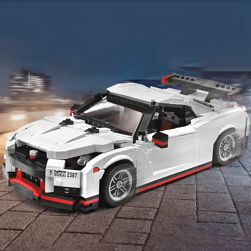 RGTR Godzilla White - Building Blocks Set | Power Brickz