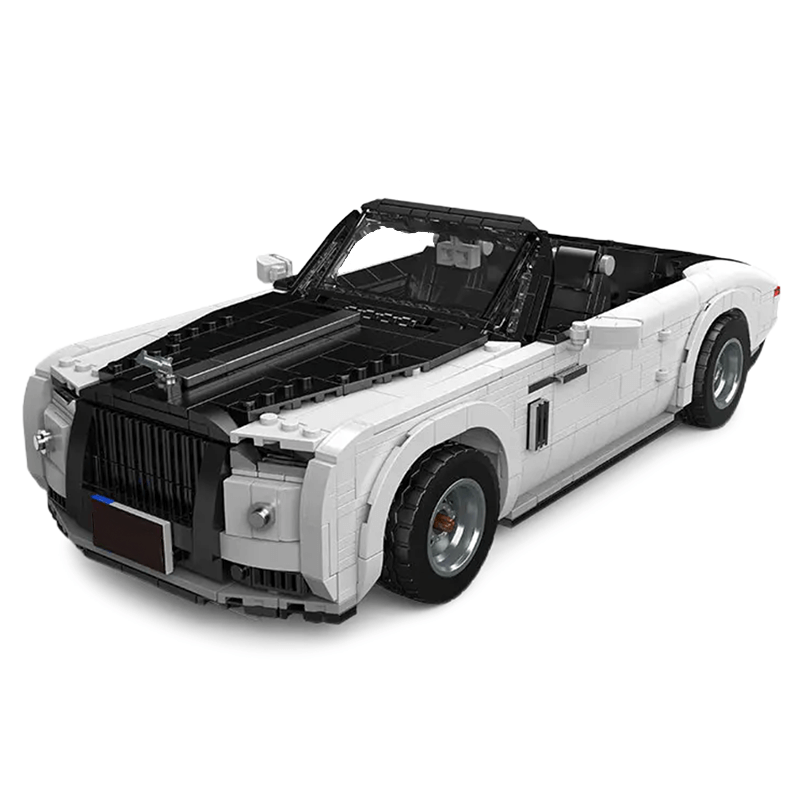 British Phantom Luxury Convertible - Building Blocks Set | Power Brickz