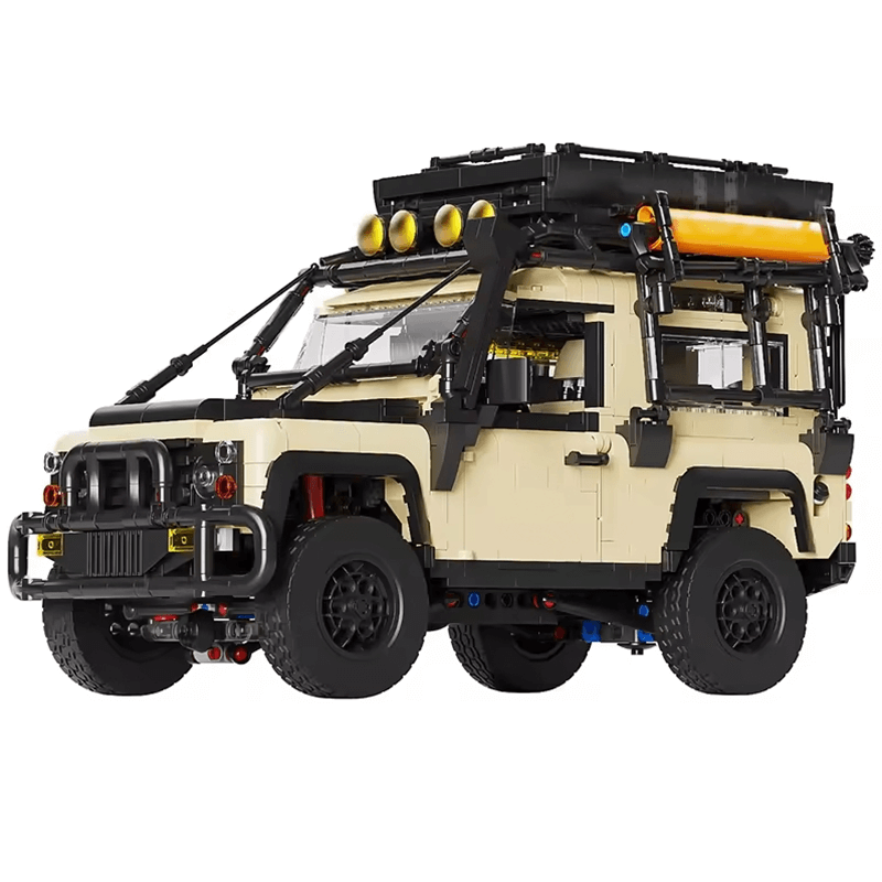 British All-Terrain Defender 4x4 - Building Blocks Set | Power Brickz