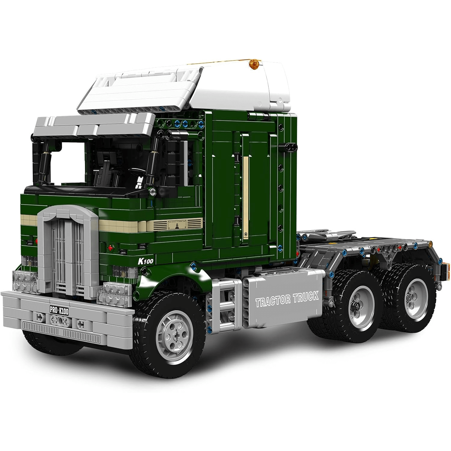 s Cabover Truck Remote Control - Building Blocks Set | Power Brickz