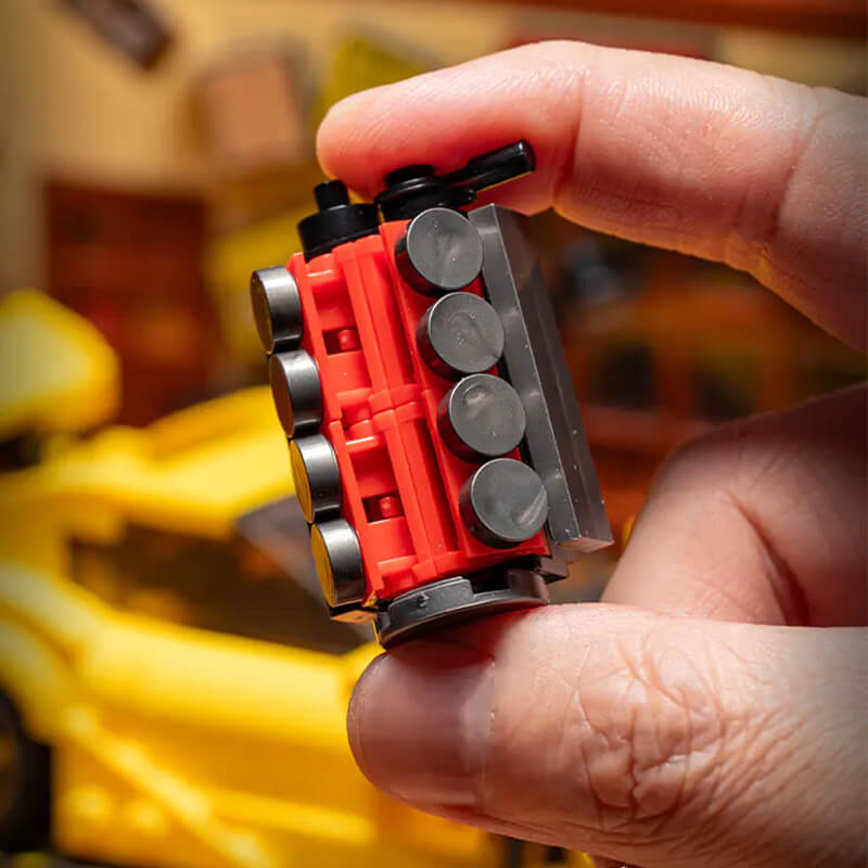 Vintage Auto Garage - Building Blocks Set | Power Brickz