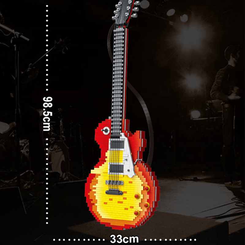1:1 Scale Electric Guitar - Building Set | Power Brickz