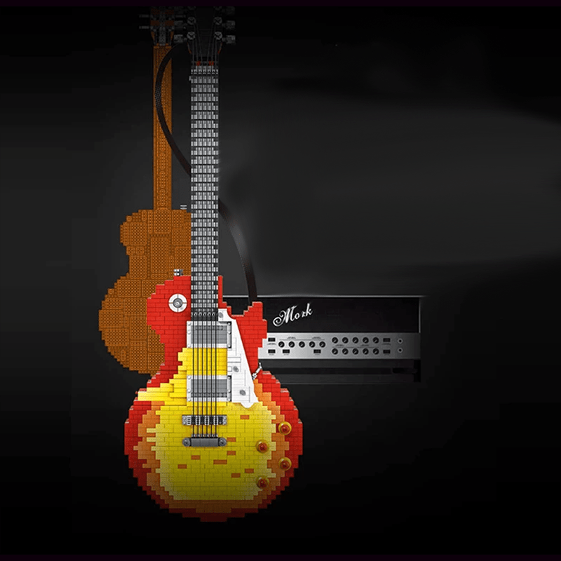 1:1 Scale Electric Guitar - Building Set | Power Brickz
