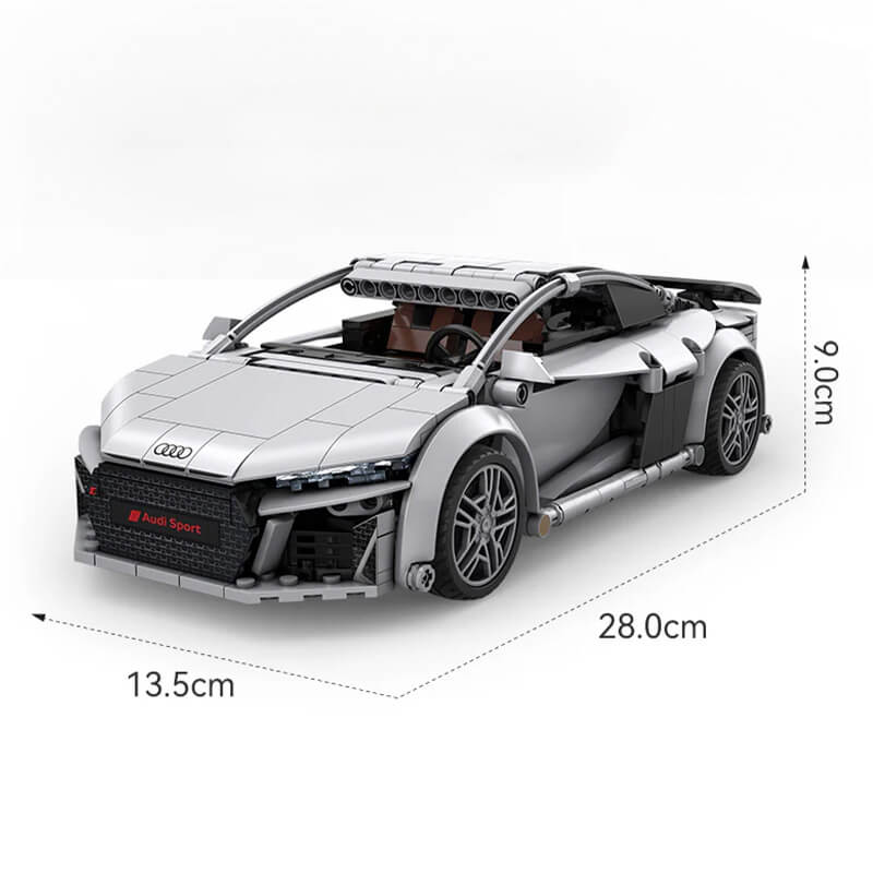Audi R8 V - Building Blocks Set | Power Brickz