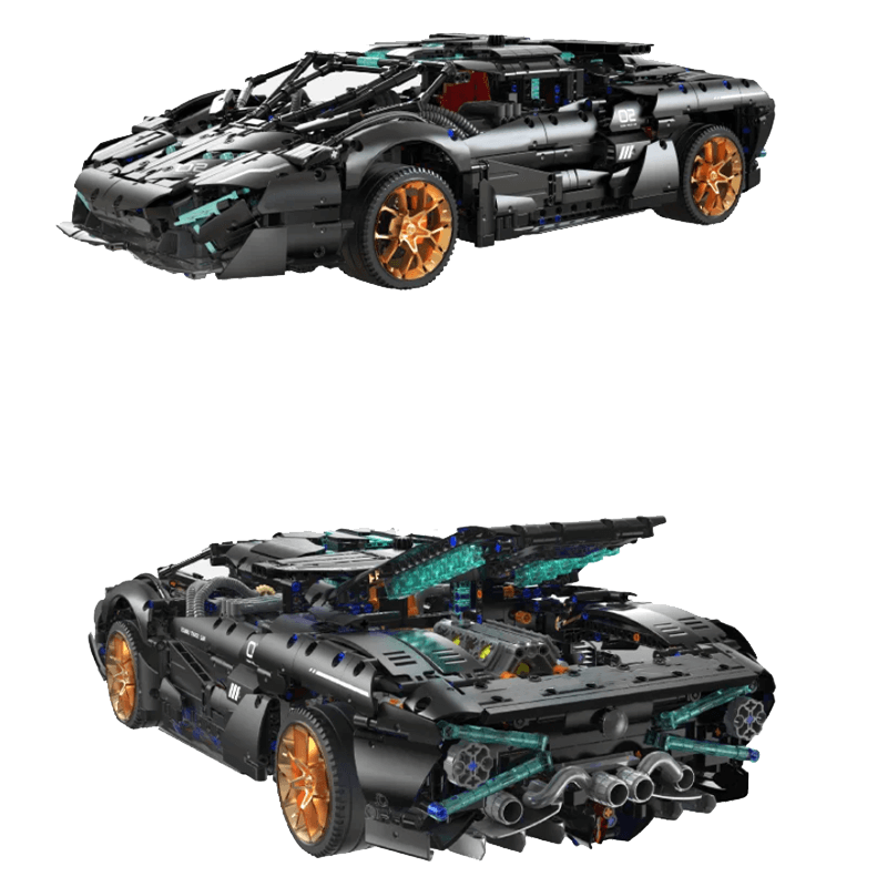 Black Bull SV Concept Remote Control - Building Blocks Set | Power Brickz