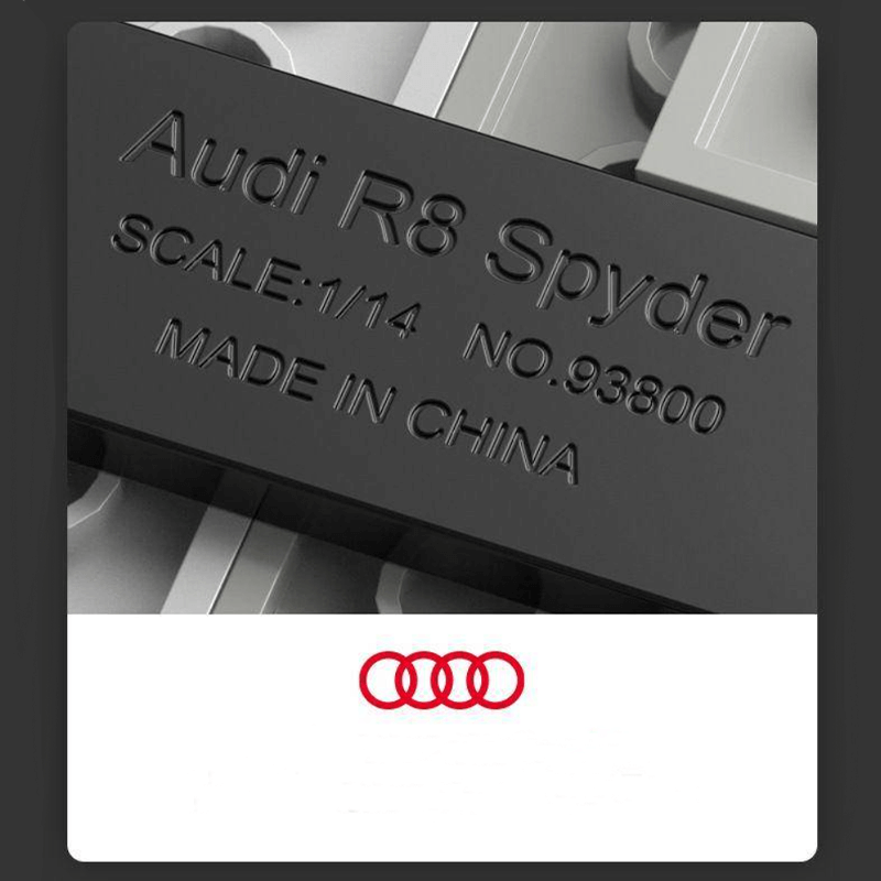 Audi R8 Spyder - Building Blocks Set | Power Brickz