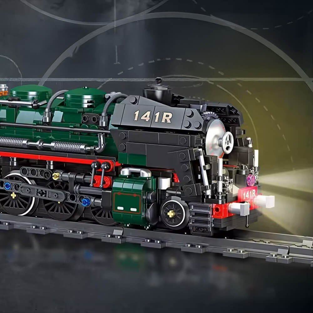 141 R French Steam Locomotive | 1781pcs - Power Brickz