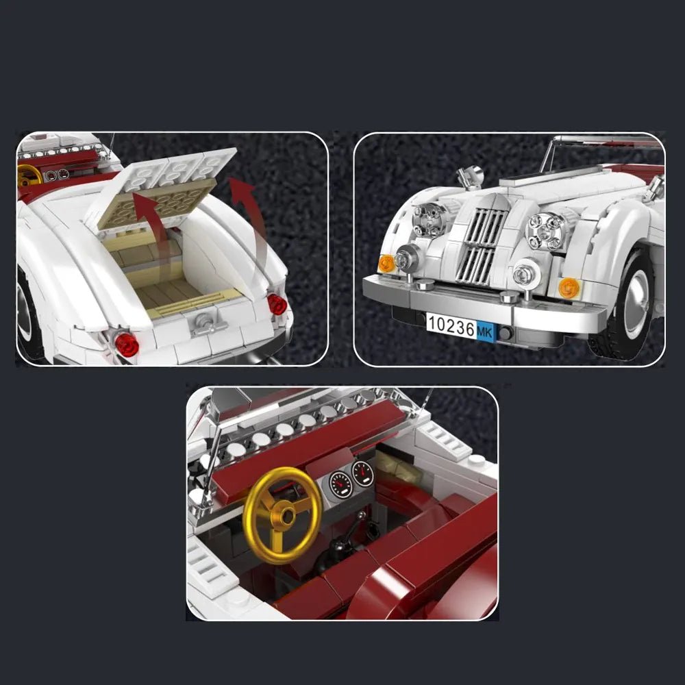 s 4/4 British Roadster - Building Blocks Set | Power Brickz