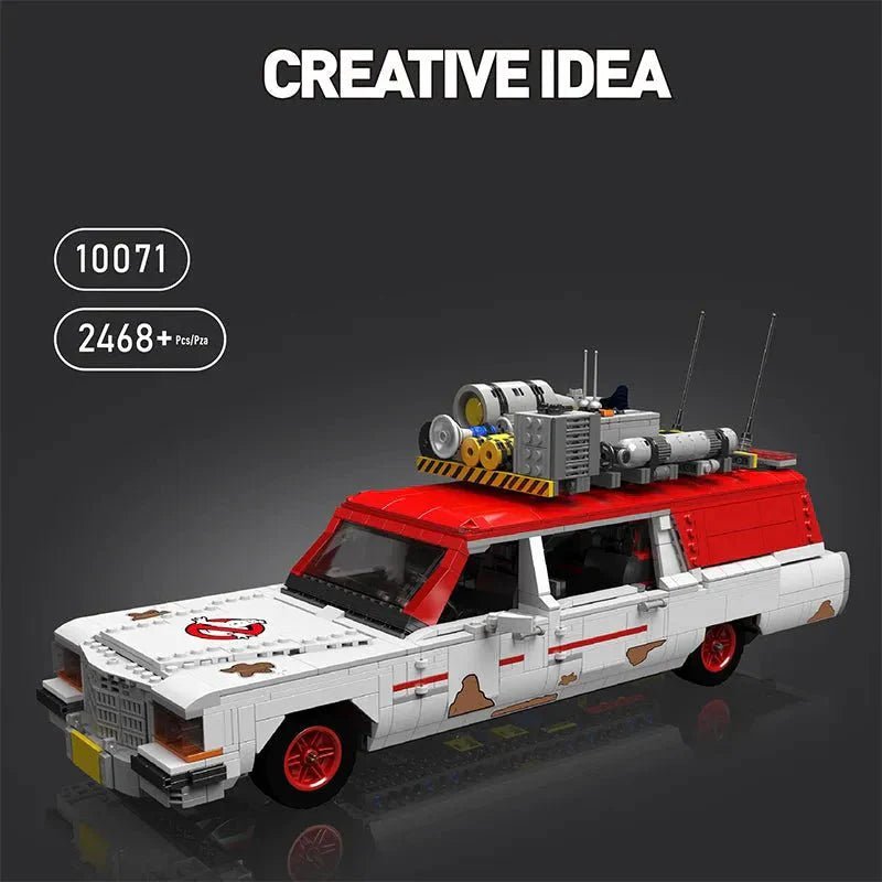 Ecto-1 Classic Ghost Ambulance - Building Blocks Set | Power Brickz